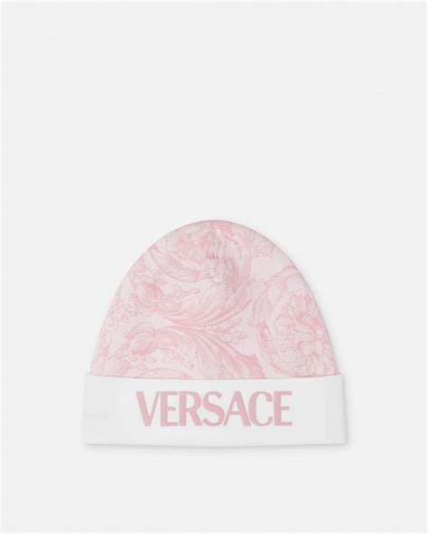 versace baby mütze|Barocco Baby Mütze Blau .